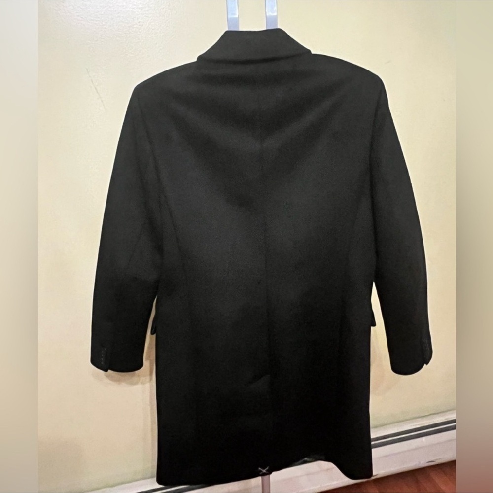 Express Brand New Men's Black Wool-Blend
Overcoat. Size Medium - Picture 10 of 16